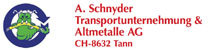 A. Schnyder Transportunternehmung und Altmetalle AG